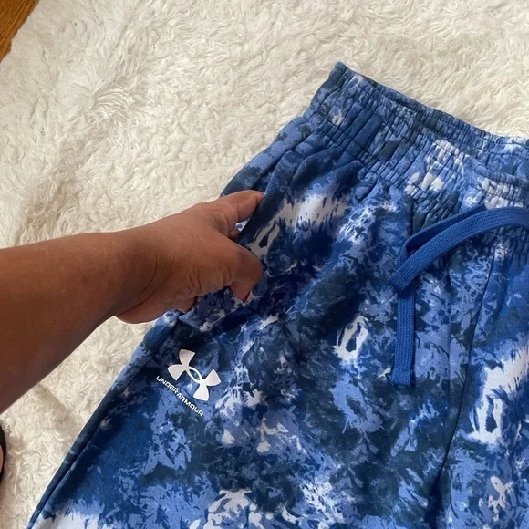 Under Armour men’s Blue Patterned Joggers - Picture 9 of 11